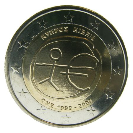 Chypre 2 Euros Commémo. Chypre 2009 - 10 ans EMU