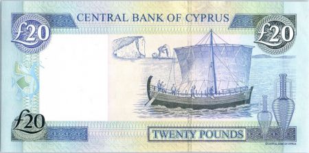 Chypre 20 Pounds Buste d\'Aphrodite - Voilier - 2004
