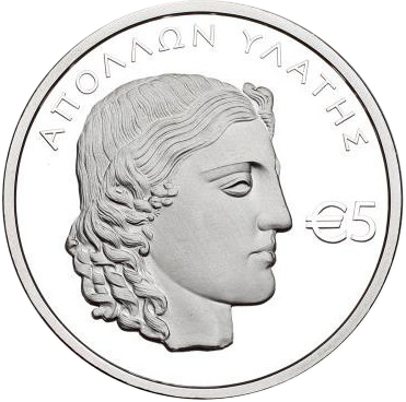 Chypre Apollon Hylates - 5 Euros Argent 2023