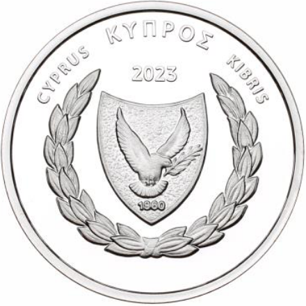 Chypre Apollon Hylates - 5 Euros Argent 2023