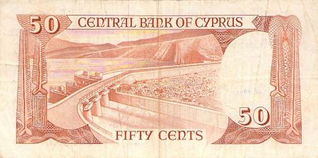 Chypre CHYPRE - 50 CENTS 01/12/1984