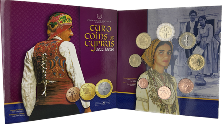 Chypre Coffret BU Euro - Costumes traditionnels - 2022