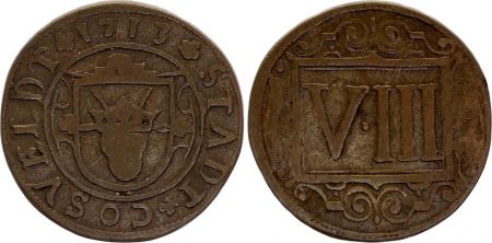 Coesfeld 8 Pfennig   Armoiries - 1713