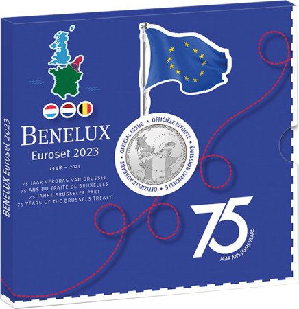 Coffret BU Euro - 75 ans du Traité de Bruxelles