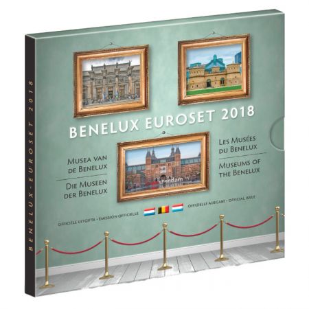 Coffret BU Euro 2018 BENELUX - Les Musées du Benelux