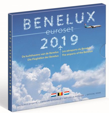 Coffret BU Euro 2019 BENELUX - Les Aéroports du Benelux