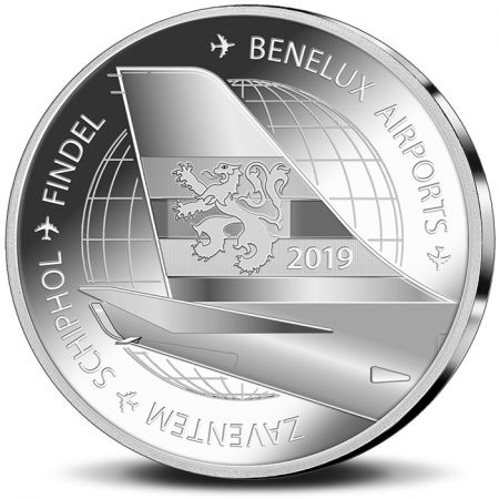 Coffret BU Euro 2019 BENELUX - Les Aéroports du Benelux
