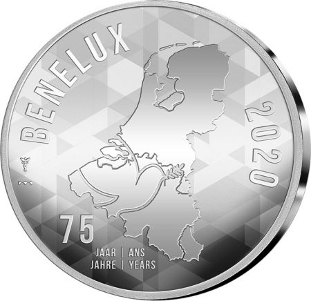 Coffret BU Euro 2020 BENELUX - 75 ans de la Paix et de liberté au Benelux