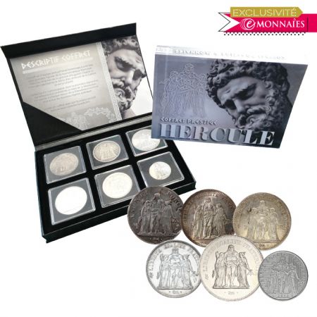 Coffret Prestige HERCULE - comprenant 6 monnaies - Exclusif Emonnaies