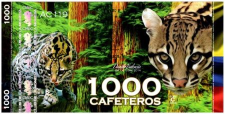 Colombie (Club de Medellin) 1000 Cafeteros, Colombia : Léopards - 2014