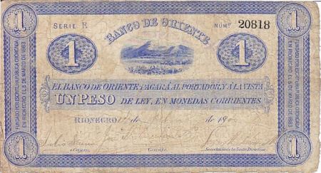 Colombie 1 Peso Montagne