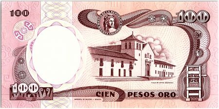 Colombie 100 Pesos Oro, Gal A Narino - 1991