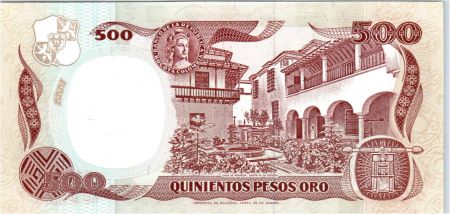 Colombie 500 Pesos Général Francisco de Paula Santander - Terrase - 1993