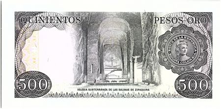 Colombie 500 Pesos oro, Gal Santander - Las Salinas - 1979