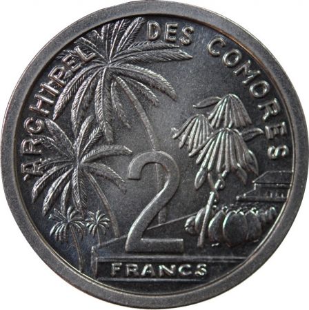 Comores COMORES - 2 FRANCS 1964 ESSAI