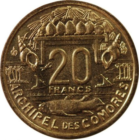 Comores COMORES - 20 FRANCS 1964 ESSAI
