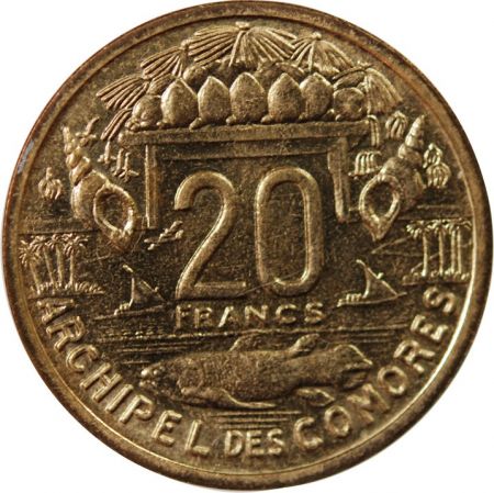 Comores COMORES - 20 FRANCS 1964 ESSAI