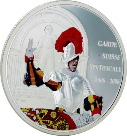 Congo (RDC) 10 Francs Argent BE CONGO 2006 - Garde Suisse