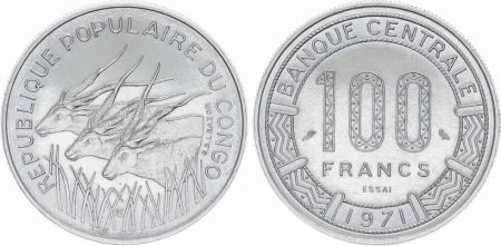 Congo (RDC) 100 Francs Elans - 1971 - Essai