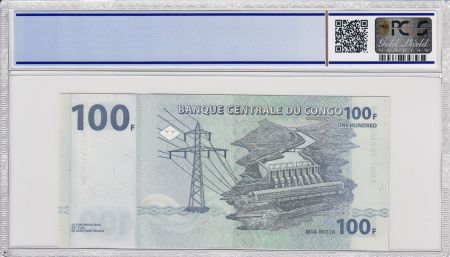 Congo (RDC) 100 Francs Eléphant - Barrage 2000 - PCGS 67 OPQ