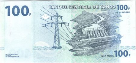 Congo (RDC) 100 Francs Eléphant - Barrage 2000 G et D Munich