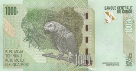 Congo (RDC) 1000 Francs Coffret Kanioka - Okapi - 2013