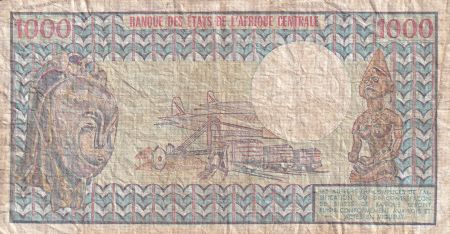 Congo (République du) 1000 Francs - Makoko 1er - Pointe Noire - 1983 - Série C.13 - P.TB - P.3e