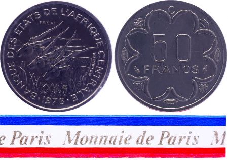 Congo 50 Francs - 1976 - Essai