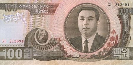 Corée du Nord 100 won Kim Il Sung