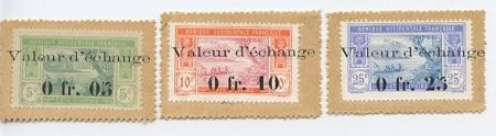Côte d\'Ivoire SET.1 0.4 F, Série Timbres Monnaies : 0.05 F-0.10 F- 0.25F