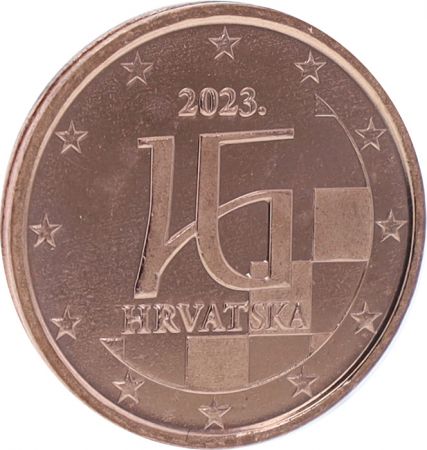 Croatie 1 Centime Euro Croatie 2023