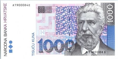 Croatie 1000 Kuna 1993 - A. Star cevic