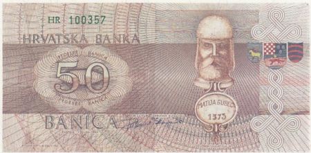 Croatie 15 banica - Billet de propagande - 1990 - Série HR