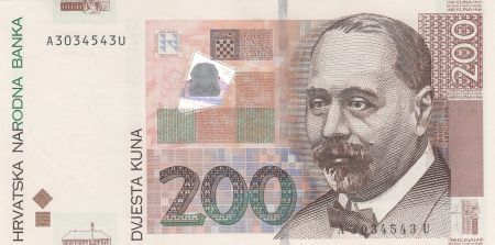 Croatie 200 Kuna S. Radic - Poste de commande d\'Osijek - 2002
