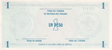 Cuba 1 Peso - Armoiries - 1987 - Série FH - P.FX11