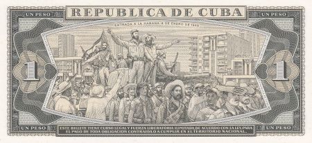 Cuba 1 Peso  -José Marti - Fidel Castro - 1988 - NEUF - P.102d