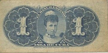 Cuba 1 Peso Armoiries - Reine Marie Cristine