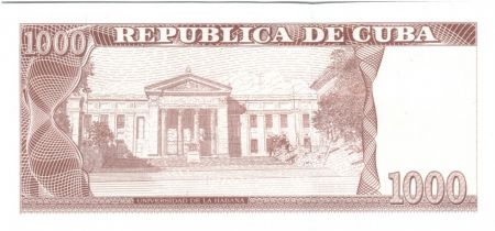 Cuba 1000 Pesos Julio Antonio Mella - Université 2010 (2015)