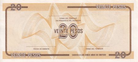 Cuba 20 Pesos - Armoiries - 1985 - Série FA - P.FX36
