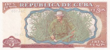 Cuba 3 Pesos - Che Guevara - 1995 - NEUF - P.113