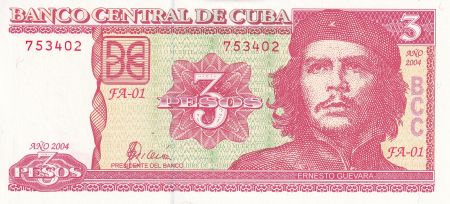 Cuba 3 Pesos - Che Guevara - 2004 - P.127