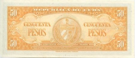 Cuba 50 Pesos 1958 - C.G. Iniguez
