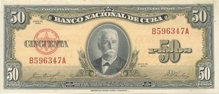 Cuba 50 Pesos 1958 - C.G. Iniguez