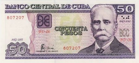 Cuba 50 Pesos 2002 - C.G. Iniguez - Biotechnologie
