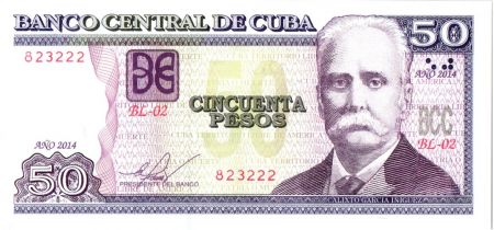 Cuba 50 Pesos 2014 - C.G. Iniguez - Biotechnologie