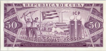 Cuba 50 Pesos C.G. Iniguez - Nationalisation - 1961