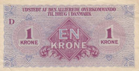 Danemark 1 Krone ND1945 - Allied Kommando in Denmark