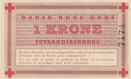 Danemark 1 Krone ND1947-58 - Croix Rouge