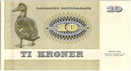 Danemark 10 Kroner C. S. Kirchhoff - Canard - 1978 - Neuf - P.48