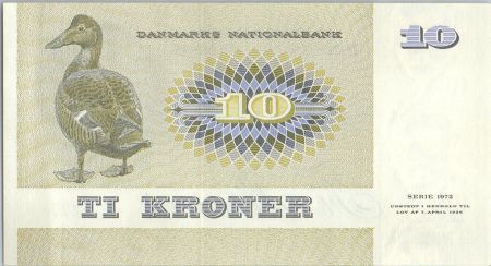 Danemark 10 Kroner C. S. Kirchhoff - Canard - 1978